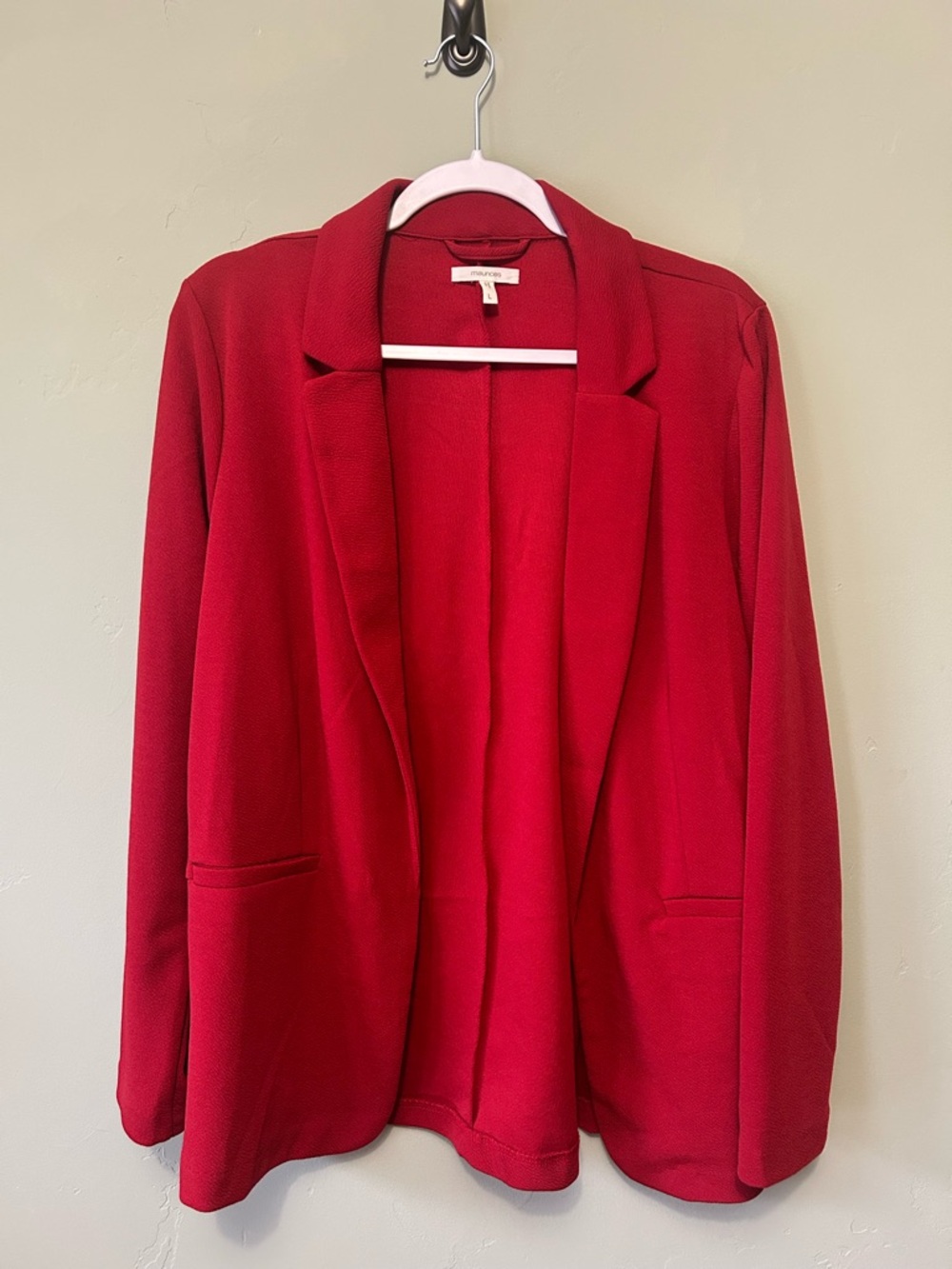 Red Women's Blazer